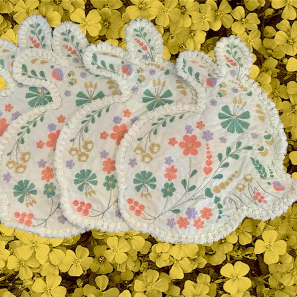Beautiful Easter Embroidered Placemats